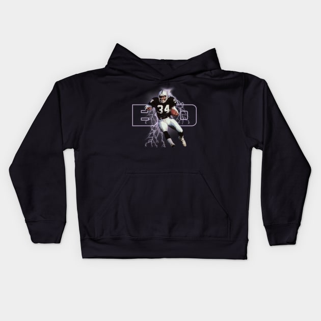 Bo Jackson Kids Hoodie by Distancer